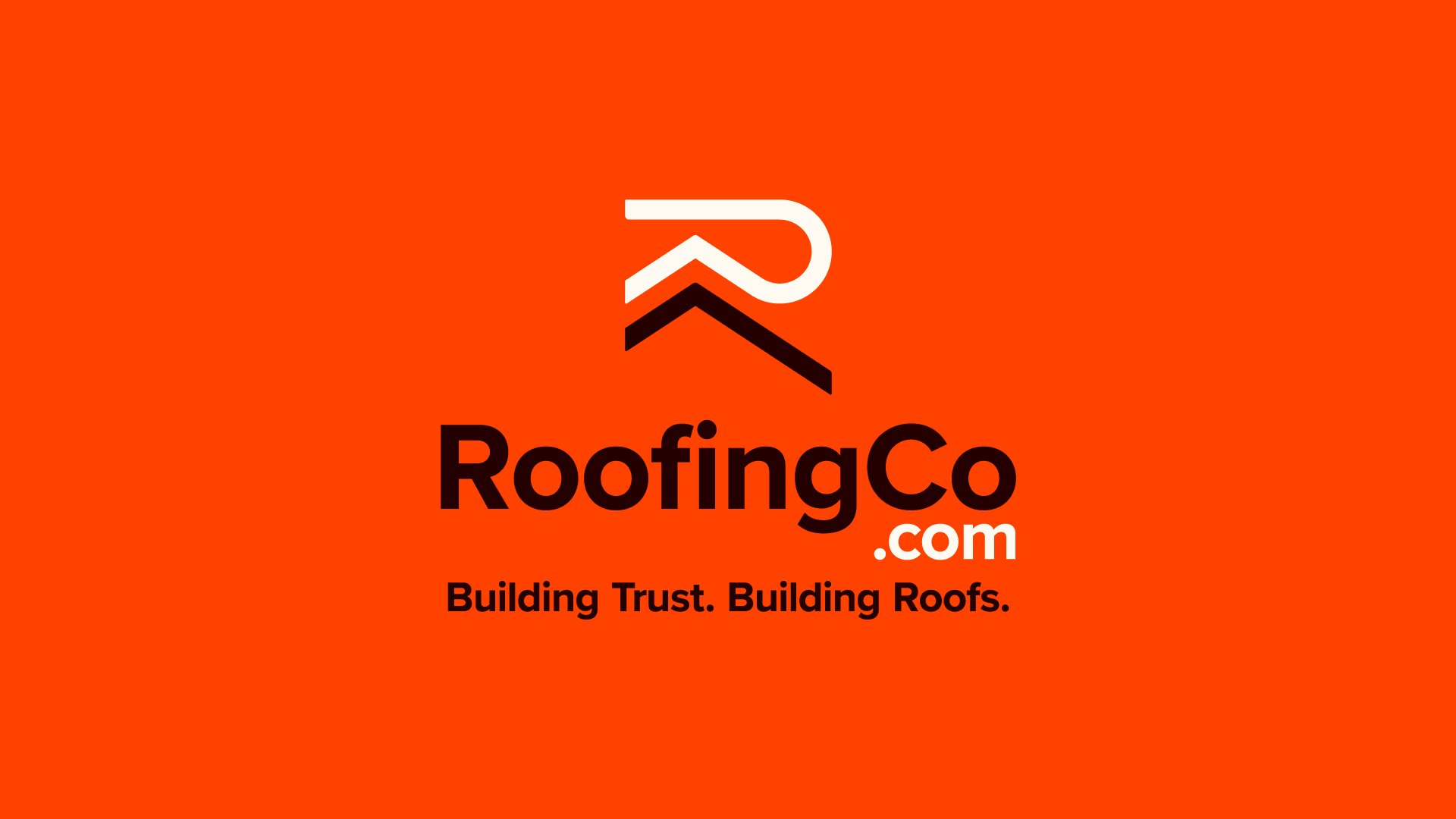 RoofingCo.com Vertical Logo With Tagline