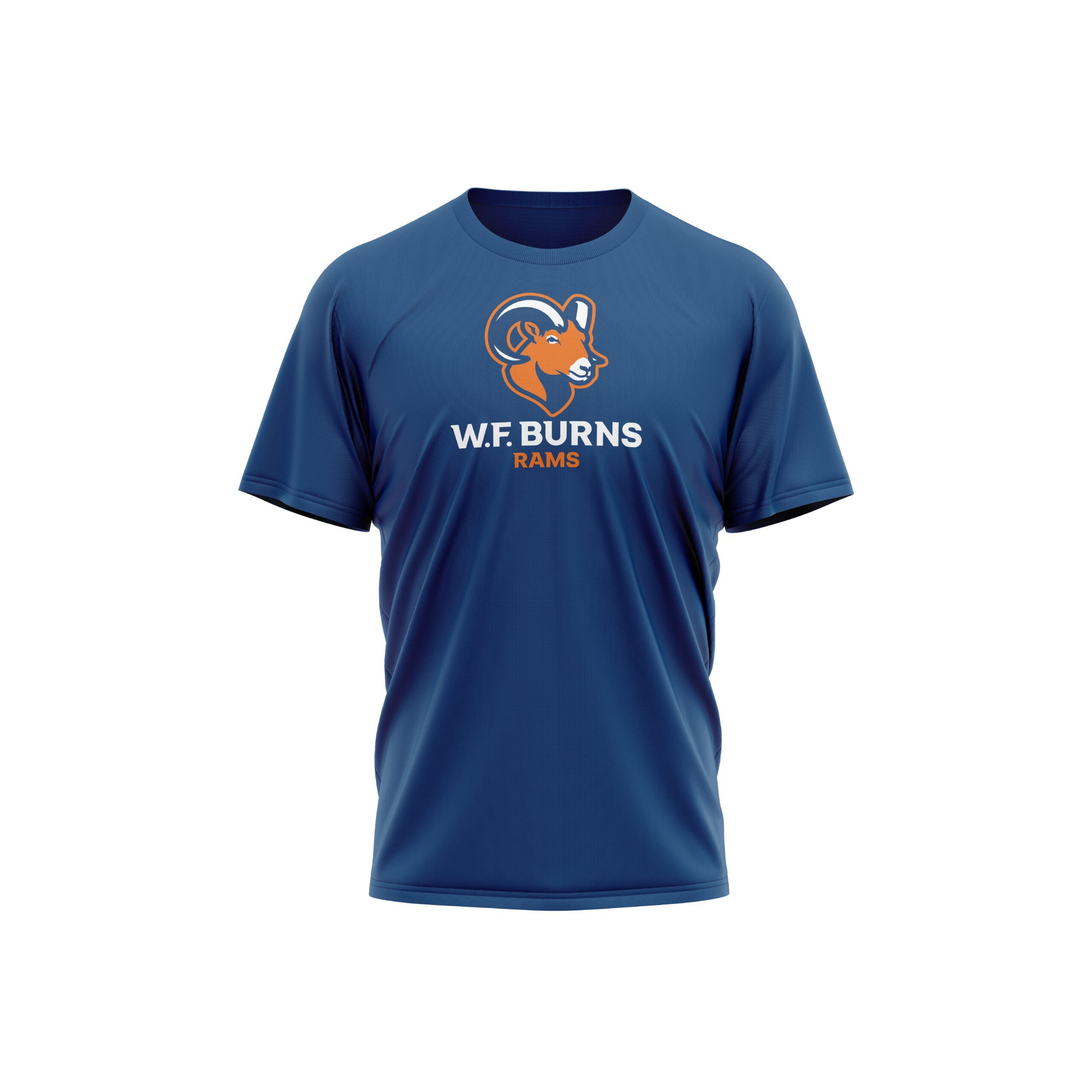 WF Burns Navy T-shirt