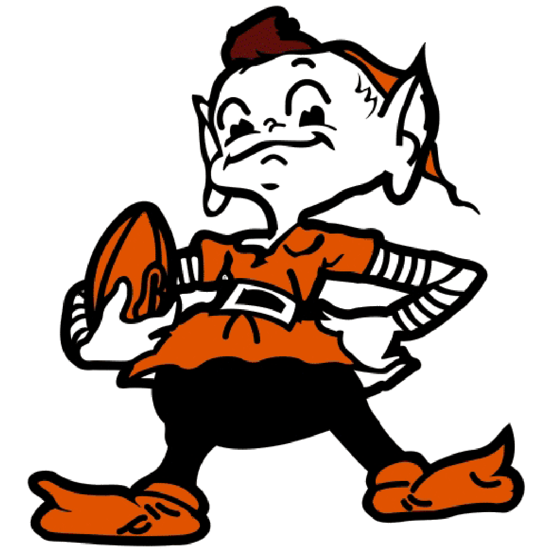 Cleveland Browns Brownie Mascot Illustration