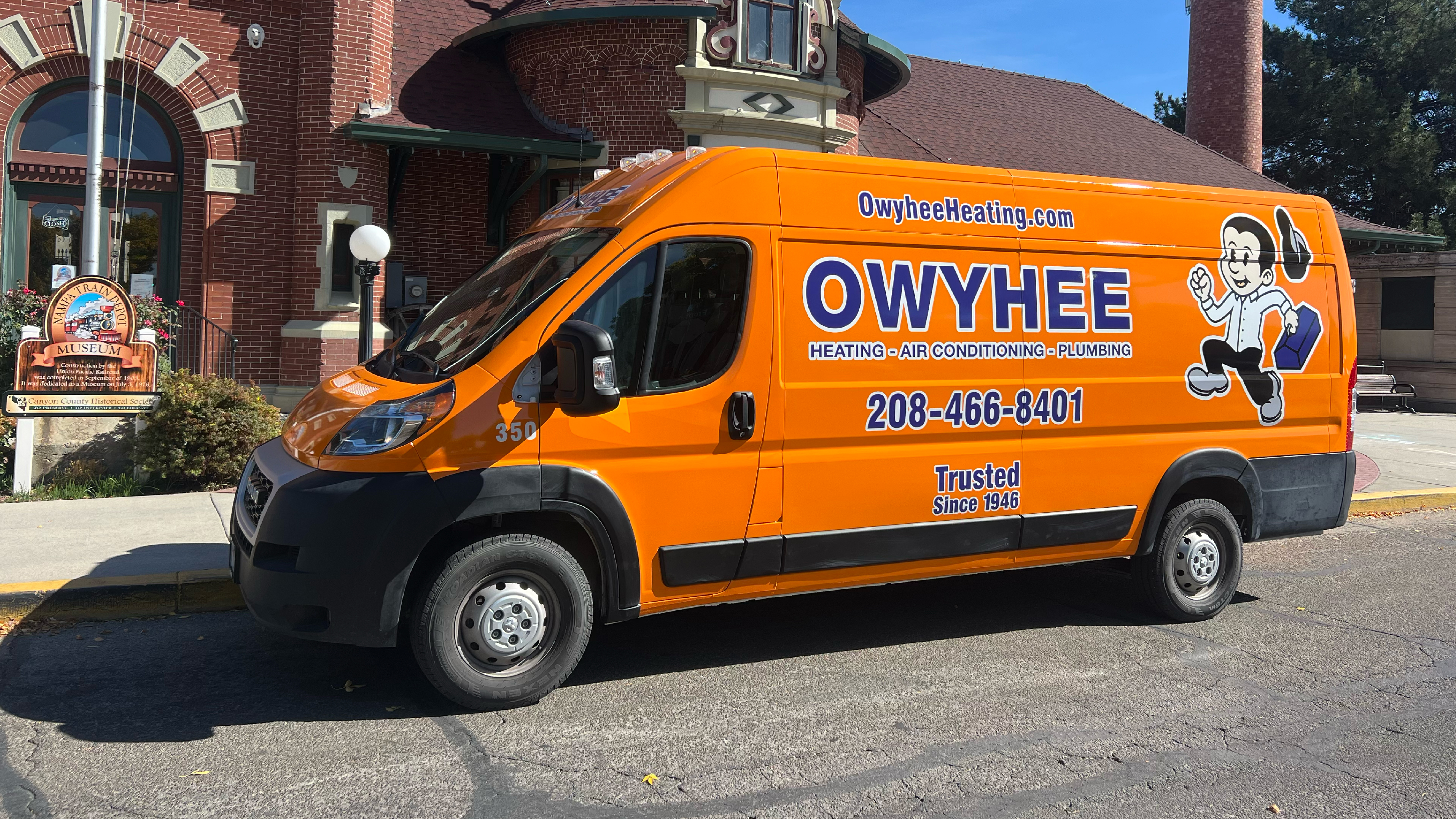 Photo of Owyhee Heating and Air Vehicle Wrap