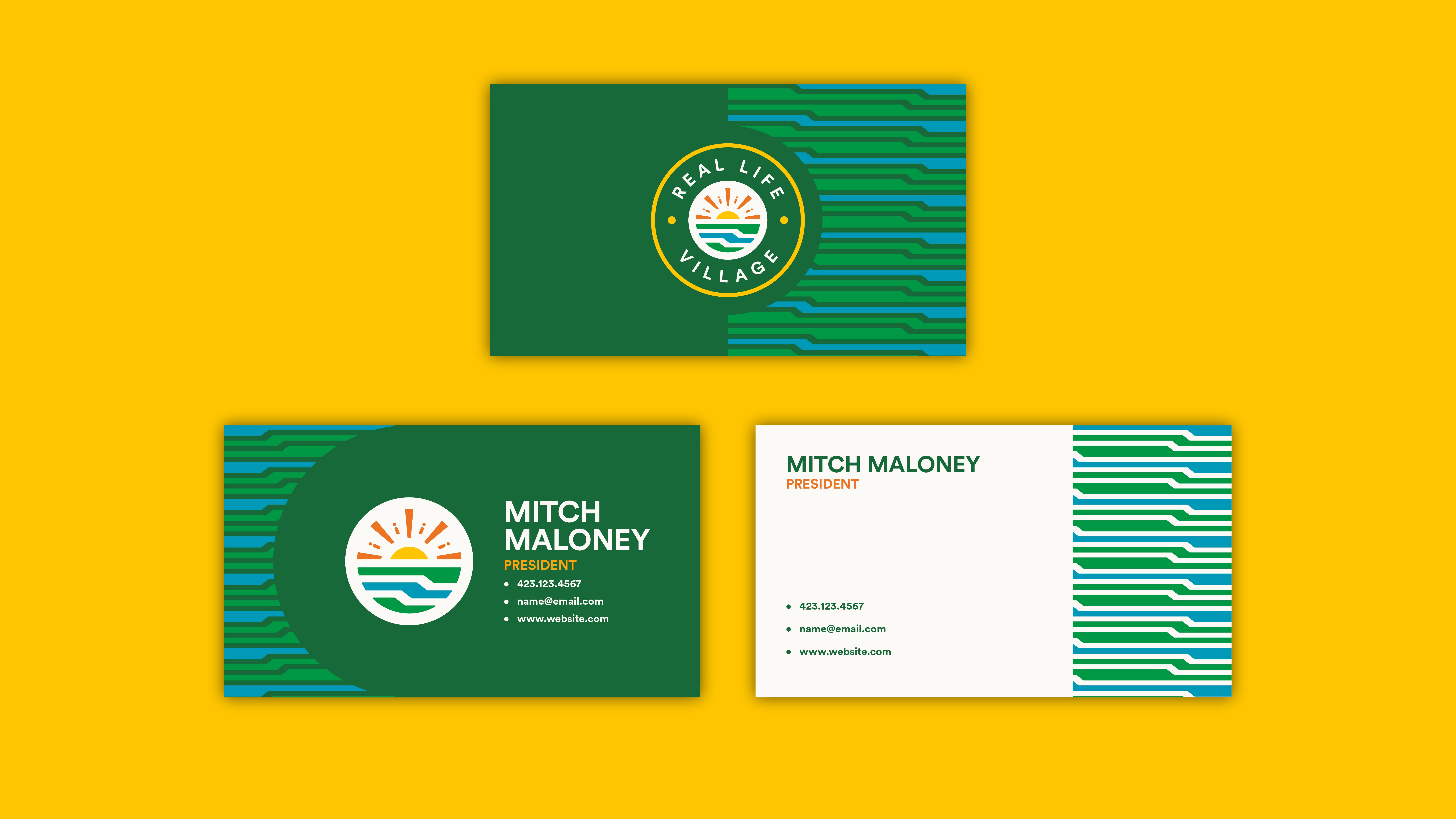 Photo of Real Life Village Business Cards