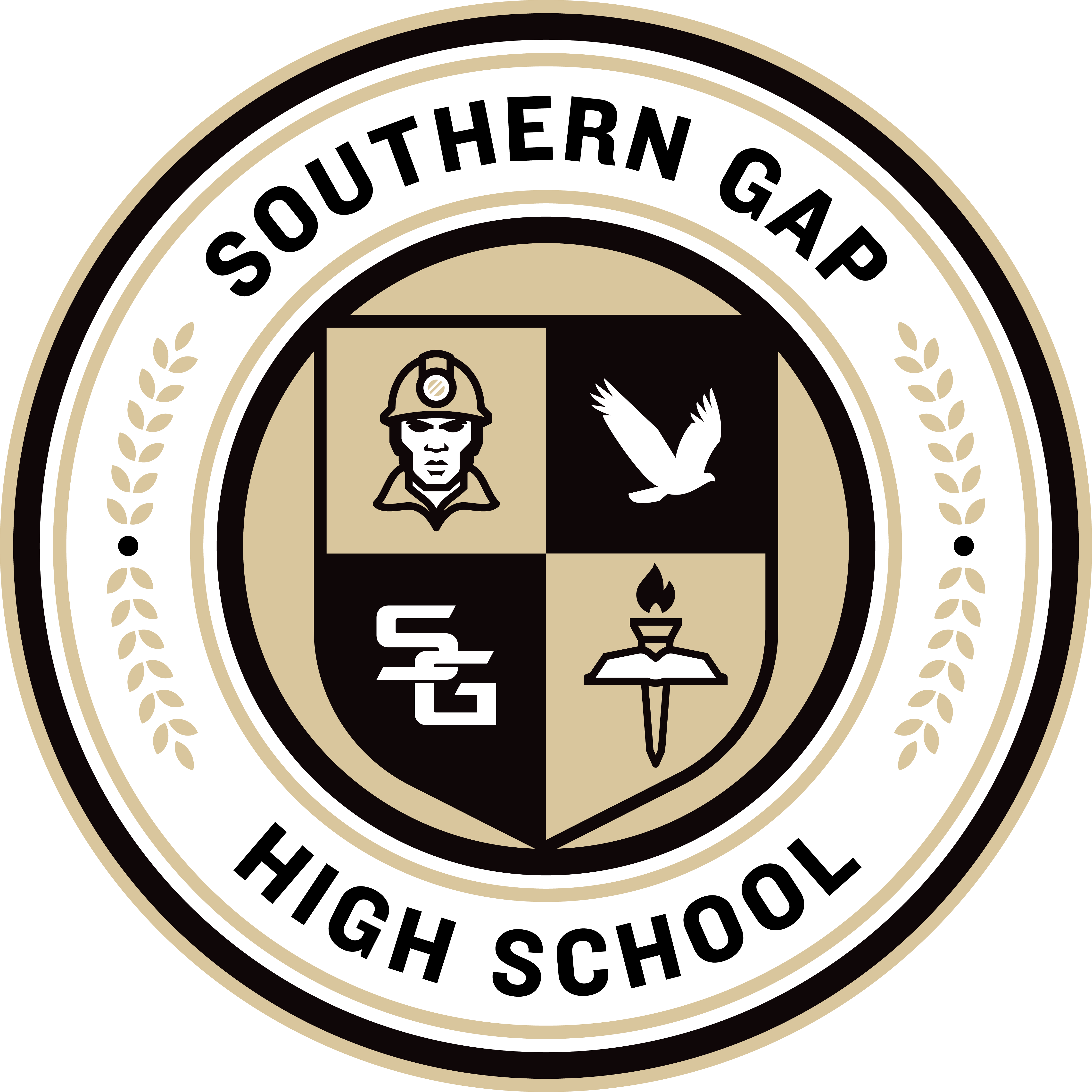 Official school crest of Southern Gap High School