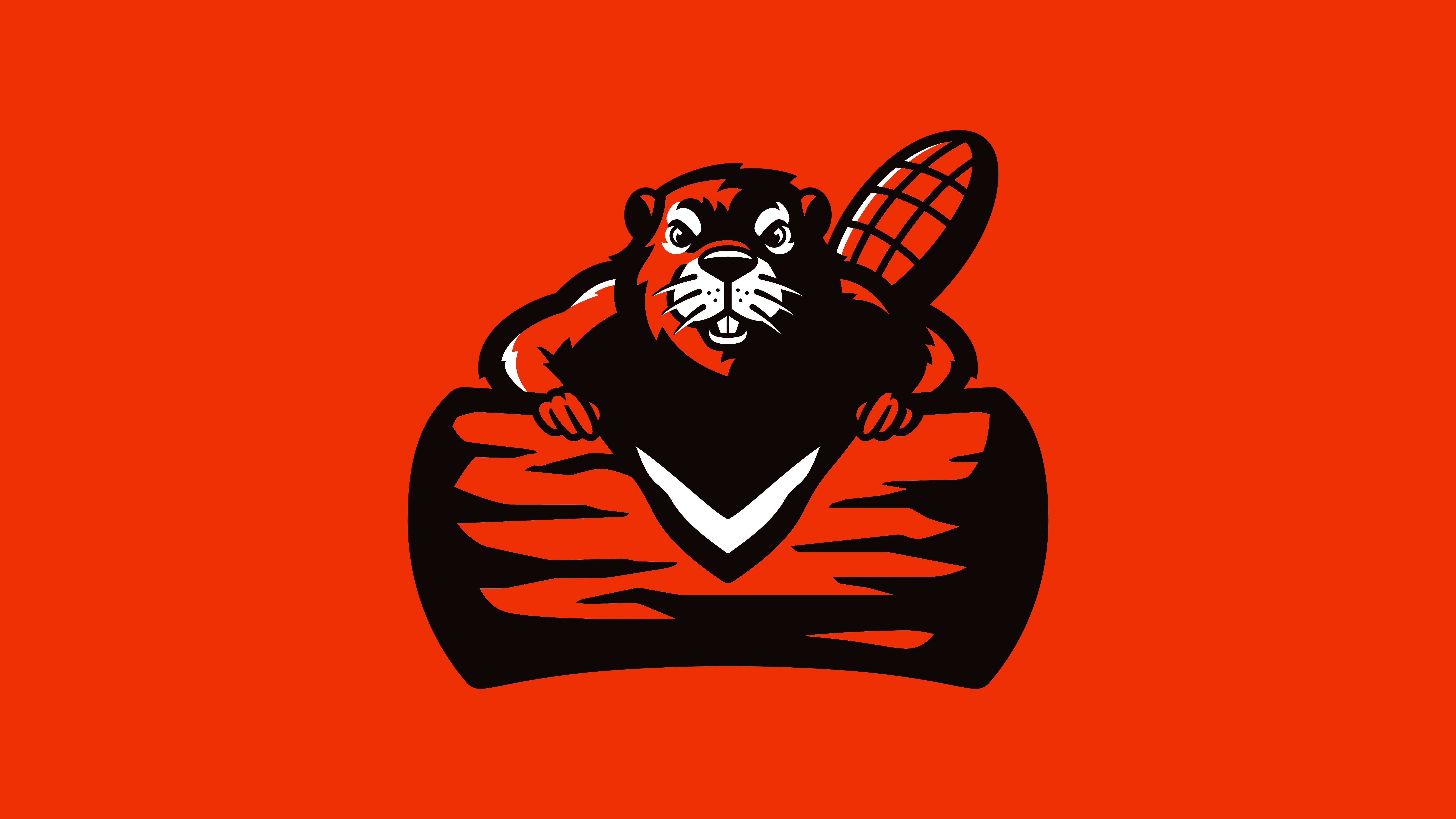 Full Body Beaver Sports Logo
